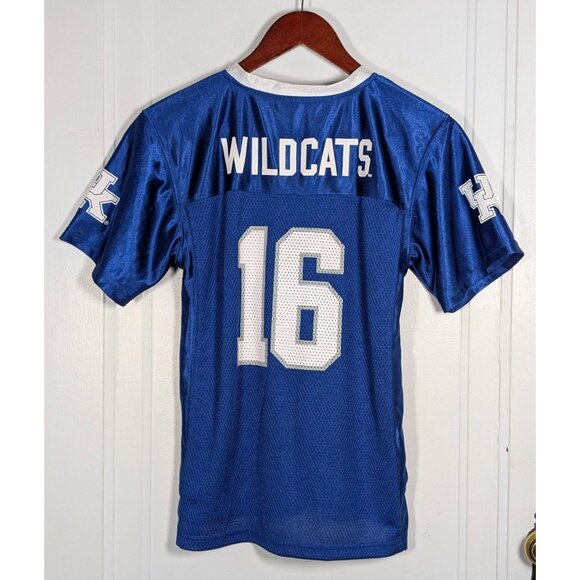 UK Kentucky Wildcats Football Jersey #16 Youth Medium (8-10) Kids Fan Pro Edge - Picture 2 of 3